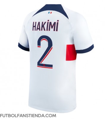 Paris Saint-Germain Achraf Hakimi #2 Segunda Equipación 2023-24 Manga Corta